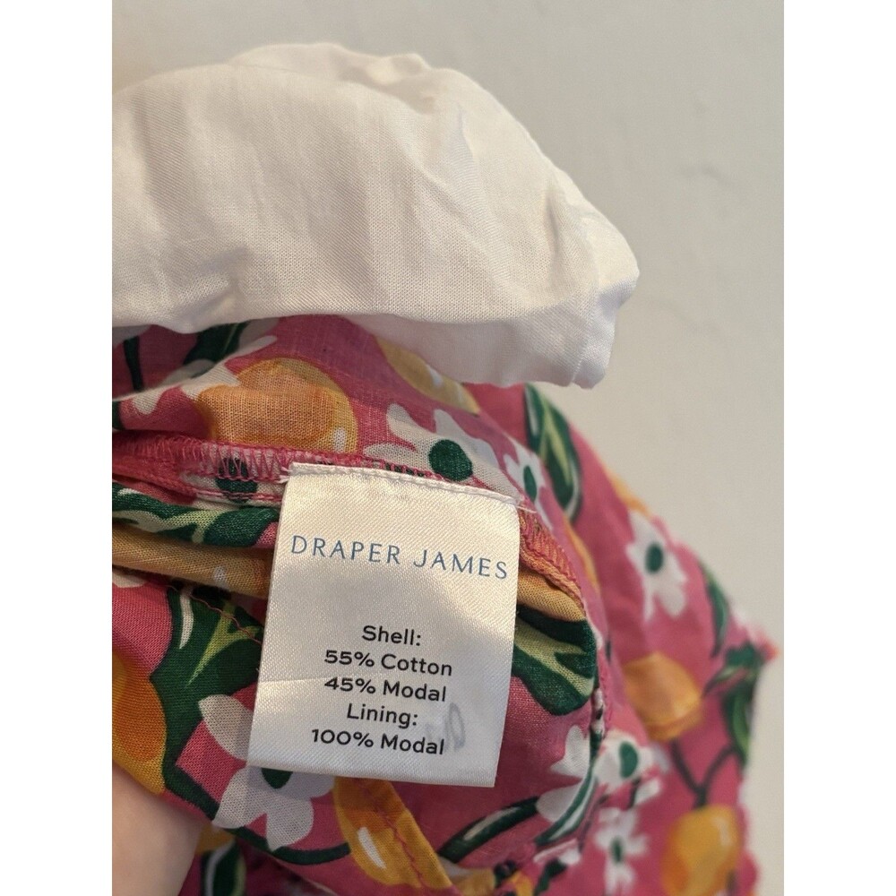 Draper James Smocked Flutter Sleeve Midi Tiered Dress Sz XL Southern Preppy - Picture 8 of 11